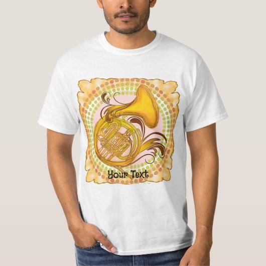 フレンチホルンリズムTシャツ Tシャツ (正面)