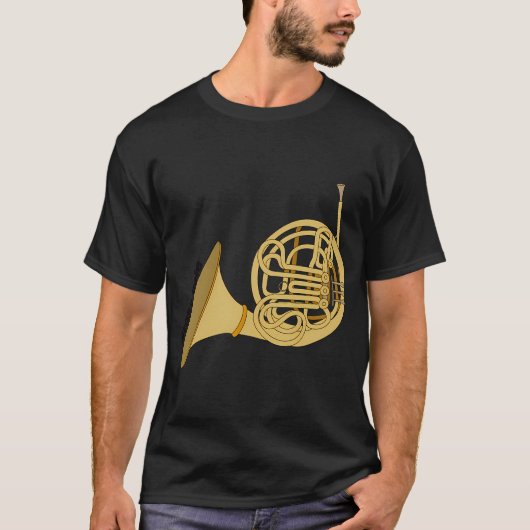 フレンチホルン Tシャツ (正面)