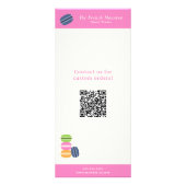 フレンチマカロンメニュー&価格表ラックカード ラックカード (裏面)