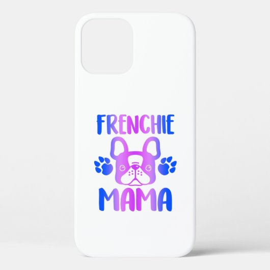 フレンチママブルドッグ犬ママ毛ママおもしろい Case-Mate iPhoneケース (裏面)