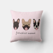 フレンチママブルフランスのドッグ クッション (裏面)