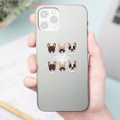 フレンチママブルフランスのドッグ シール (スマートフォン)