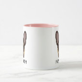 フレンチママママブラウンタンフランスのブルドッグ マグカップ (中央)