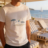 フレンチリヴィエラ海岸Tシャツ Tシャツ