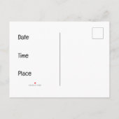 フレンチーおもしろい インビテーションポストカード (裏面)