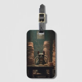 フレンチーズ・バンク：ビスケットバロンアートプリント ラゲッジタグ (正面縦)