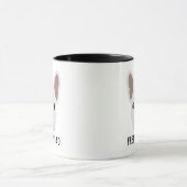 フレンチーパパホワフランスのイトブルドッグ マグカップ (中央)