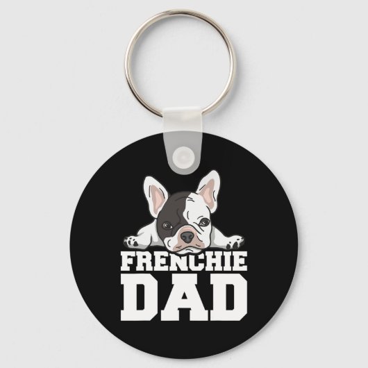 フレンチーパパ引用文for Your Frenchieパパ キーホルダー (正面)