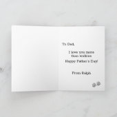 フレンチーパパ父の日 |第1フレンチーパパ カード (内部)