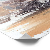 フレンチーフランスのブルドッグギフトウォールアートプリント ポスター (角)