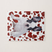 フレンチーフランスの – ブルドッグパピー ジグソーパズル (横)