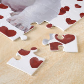 フレンチーフランスの – ブルドッグパピー ジグソーパズル (側面)