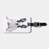 フレンチーフランスの – ブルドッグパピー ラゲッジタグ (正面横)