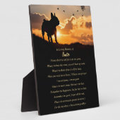 フレンチーフレンチブルドッグメモリアル フォトプラーク (側面)