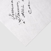 フレンチ手書きと赤いバラシリーズ デザイン15 薄葉紙 (詳細)