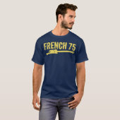 フレンチ75 イエロー Tシャツ (正面フル)
