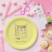 フレンチ・トースト・フランスのブルドッおもしろいグ ペーパープレート (パーティー)