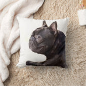 フレンチ・ブルドッグのアメリカ人Mojo クッション (ブランケット)