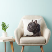 フレンチ・ブルドッグのアメリカ人Mojo クッション (椅子)