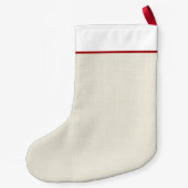 フレンチ・ブルドッグのサンタ犬のFrenchieのおもしろいな休日 スモールクリスマスストッキング (裏面)