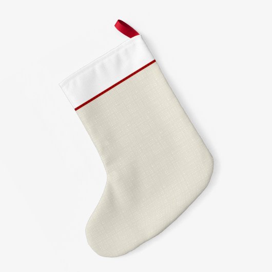 フレンチ・ブルドッグのサンタ犬のFrenchieのおもしろいな休日 スモールクリスマスストッキング (裏面 (吊り時))