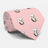 フレンチ・ブルドッグのタイ ネクタイ (ロール)