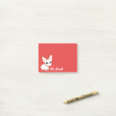 フレンチ・ブルドッグのポスト・イット ポストイット (デスク上)