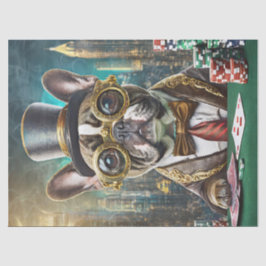 フレンチ・ブルドッグのポーカー 薄葉紙