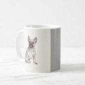 フレンチ・ブルドッグのマグ コーヒーマグカップ (正面左)