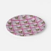 フレンチ・ブルドッグのミイラの詩 ペーパープレート (アングル)