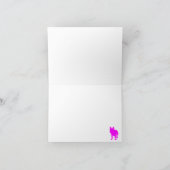 フレンチ・ブルドッグのメッセージカード カード (内部)