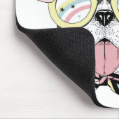 フレンチ・ブルドッグのユニコーン マウスパッド (コーナー)