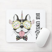 フレンチ・ブルドッグのユニコーン マウスパッド (マウス)