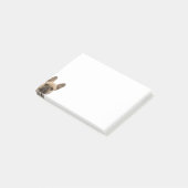 フレンチ・ブルドッグの写真のかわいい顔の写真 ポストイット (アングル)