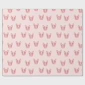 フレンチ・ブルドッグの包装紙 ラッピングペーパー (フラット)