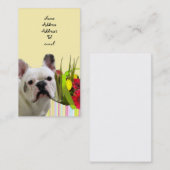 フレンチ・ブルドッグの名刺 名刺 (正面/裏面)