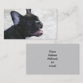 フレンチ・ブルドッグの名刺 名刺 (正面/裏面)