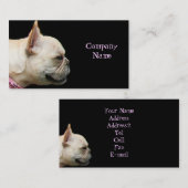 フレンチ・ブルドッグの名刺 名刺 (正面/裏面)