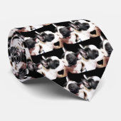 フレンチ・ブルドッグの子犬のタイ ネクタイ (ロール)