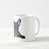 フレンチ・ブルドッグの子犬 コーヒーマグカップ (正面右)