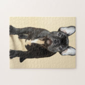 フレンチ・ブルドッグの子犬 ジグソーパズル (横)