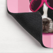 フレンチ・ブルドッグの子犬 マウスパッド (コーナー)