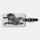 フレンチ・ブルドッグの平野 ラゲッジタグ (正面横)