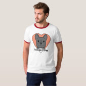 フレンチ・ブルドッグの恋人 Tシャツ (正面フル)