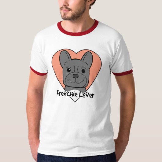 フレンチ・ブルドッグの恋人 Tシャツ (正面)