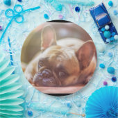 フレンチ・ブルドッグの置くこと ペーパープレート (パーティー)