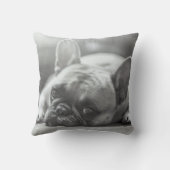 フレンチ・ブルドッグの装飾用クッション クッション (裏面)