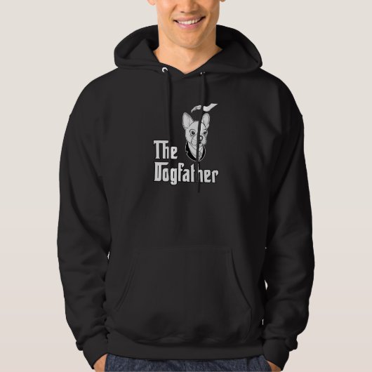 フレンチ・ブルドッグのTシャツ パーカ (正面)