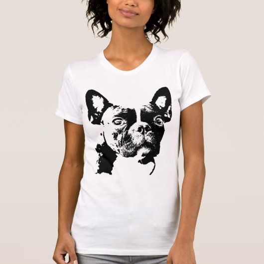 フレンチ・ブルドッグのTシャツ Tシャツ (正面)