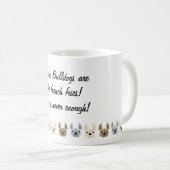 フレンチ・ブルドッグはフライドポテトのようです! コーヒーマグカップ (正面右)